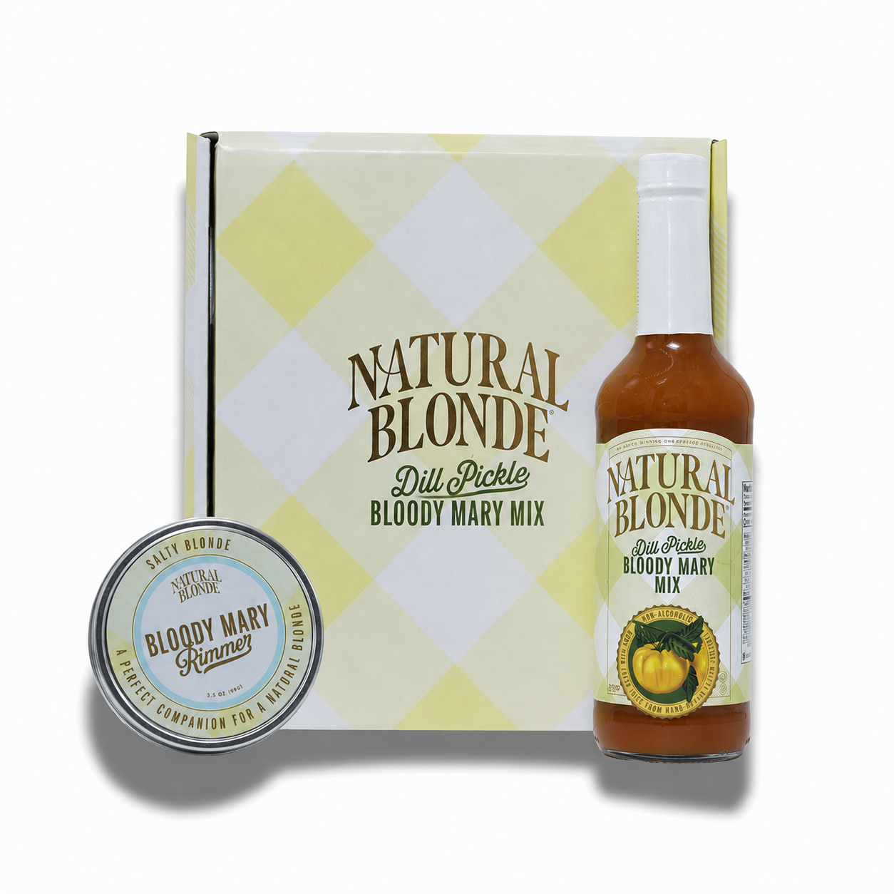 Natural Blonde Bloody Mary Mix and Salt Rimmer - Gift Set