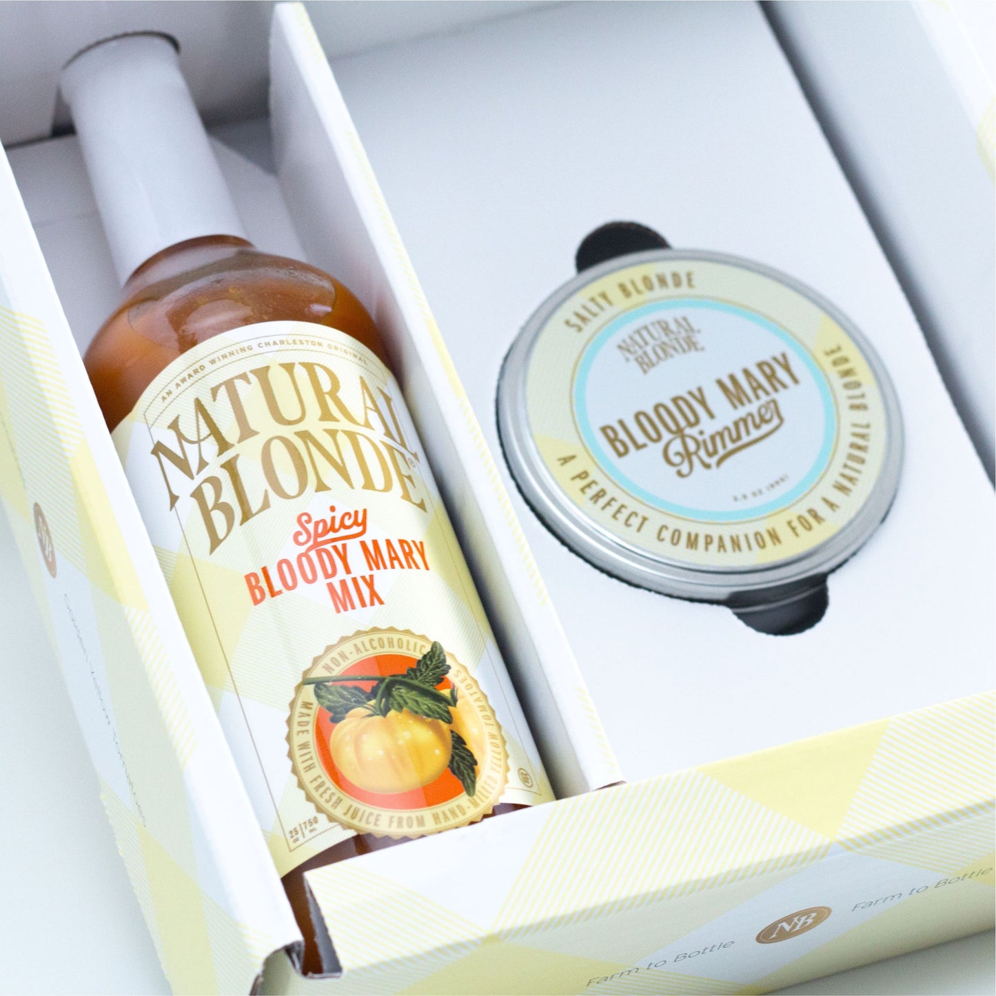Natural Blonde Bloody Mary Mix and Salt Rimmer - Gift Set