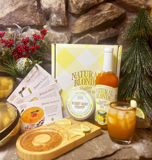 Natural Blonde Bloody Mary Mix and Salt Rimmer - Gift Set